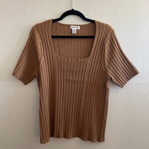 Calvin Klein XL Short Sleeve Sweater